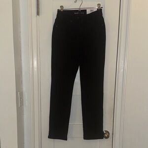 Style & Co. Women's High Rise Black Straight Leg Jeans